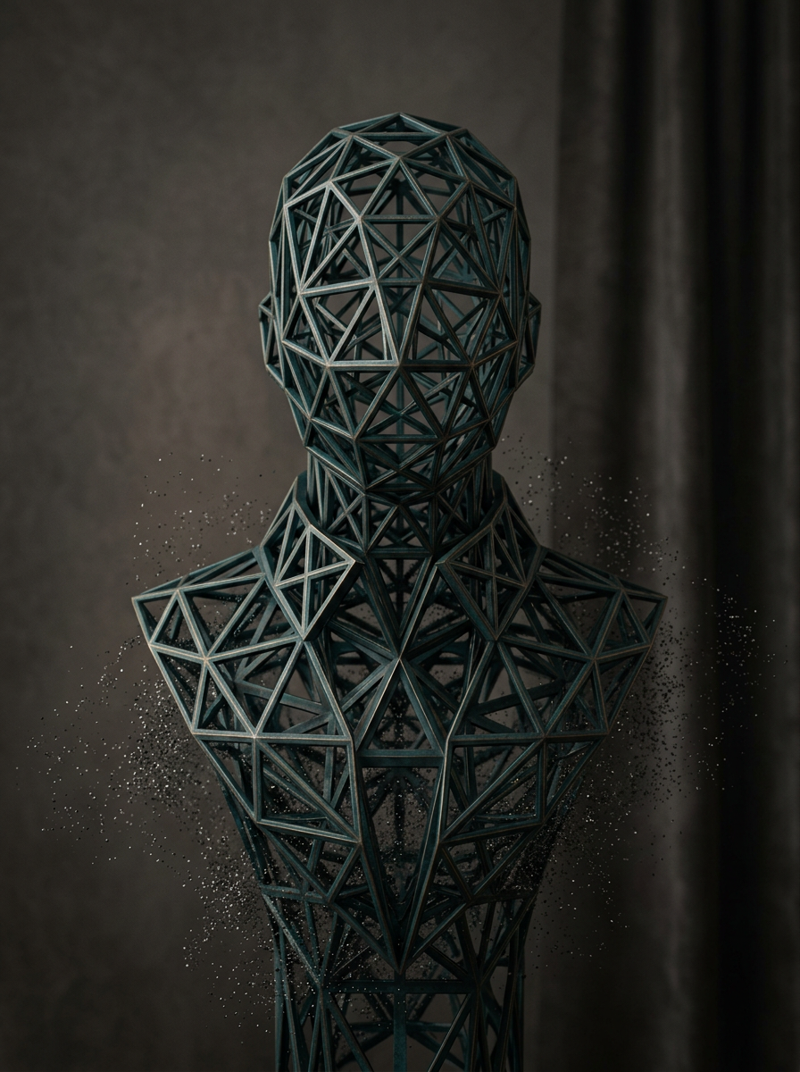 Abstract placeholder in place of a portrait photograph.